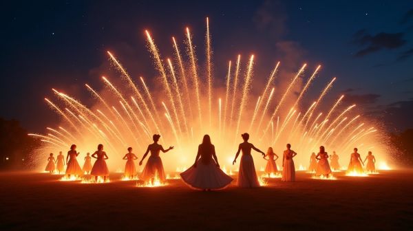 Découvrez les spectacles de feu : entre arts pyrotechniques et magie lumineuse